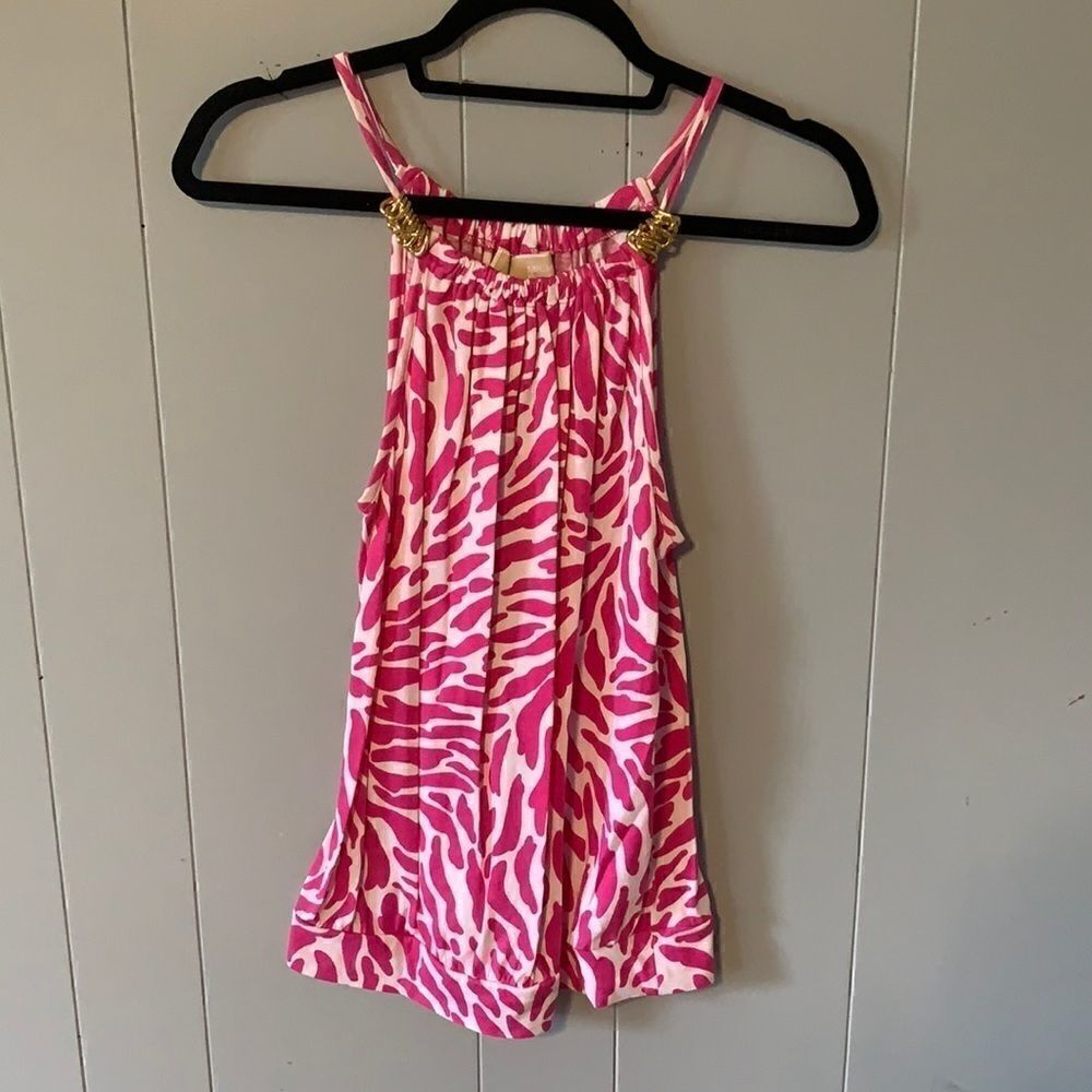 Michael Kors Pink & White Top Size XS